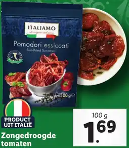 Lidl Zongedroogde tomaten aanbieding