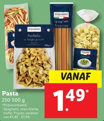 Lidl Pasta aanbieding