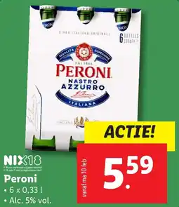 Lidl Peroni aanbieding