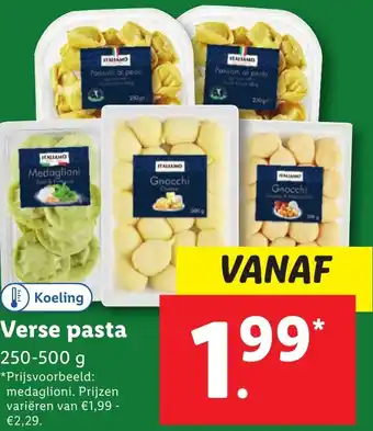 Lidl Verse pasta aanbieding