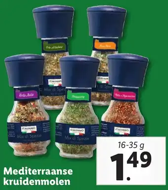 Lidl Mediterraanse kruidenmolen aanbieding