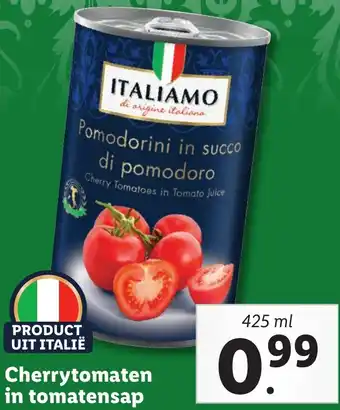 Lidl Cherrytomaten in tomatensap aanbieding