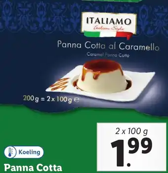 Lidl Panna Cotta aanbieding