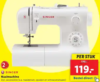 Lidl SINGER Naaimachine aanbieding