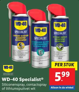 Lidl WD-40 Specialist aanbieding