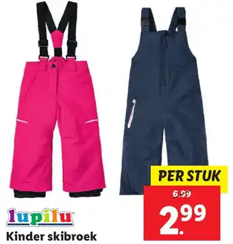 Lidl Lupilu Kinder skibroek aanbieding