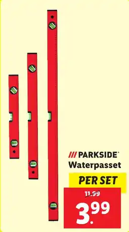 Lidl PARKSIDE Waterpasset aanbieding