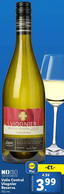 Lidl Valle Central Viognier Reserva aanbieding