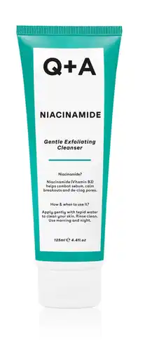 De Online Drogist Q+A Niacinamide Gentle Exfoliating Cleanser aanbieding