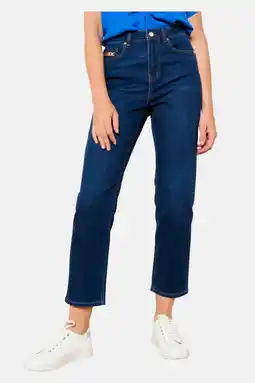 Wehkamp LOLALIZA high waist mom jeans dark blue denim aanbieding