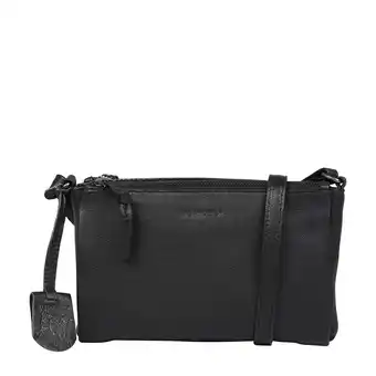 Wehkamp BURKELY leren crossbody tas Lush Lucy zwart aanbieding