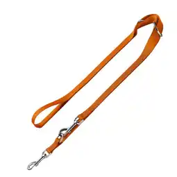 Zooplus HUNTER Set: Halsband London L + riem London 200cm/15mm, oranje aanbieding