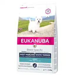 Zooplus 10% Korting! Eukanuba Adult Breed Specific hondenvoer - 2,5 kg Adult West Highland White Terrier aanbieding