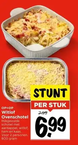 Vomar Voordeelmarkt OP=OP Witlof Ovenschotel aanbieding