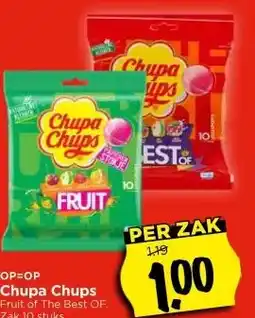 Vomar Voordeelmarkt Chupa Chups Fruit of The Best OF. aanbieding