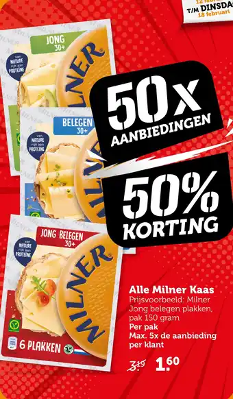 Coop Alle Milner Kaas aanbieding