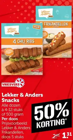 Coop Lekker & Anders Snacks aanbieding