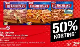 Coop Dr. Oetker Big Americans pizza aanbieding