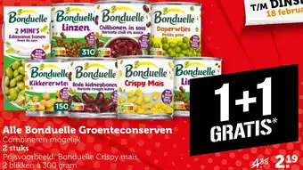 Coop Alle Bonduelle Groenteconserven aanbieding