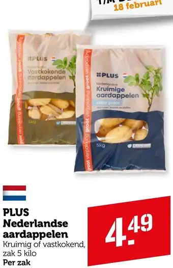 Coop PLUS Nederlandse aardappelen aanbieding