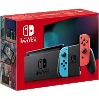 Bol.com Nintendo Switch Console - Blauw/Rood aanbieding