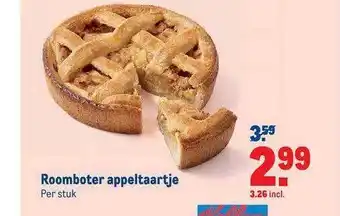 Makro Roomboter Appeltaartje aanbieding