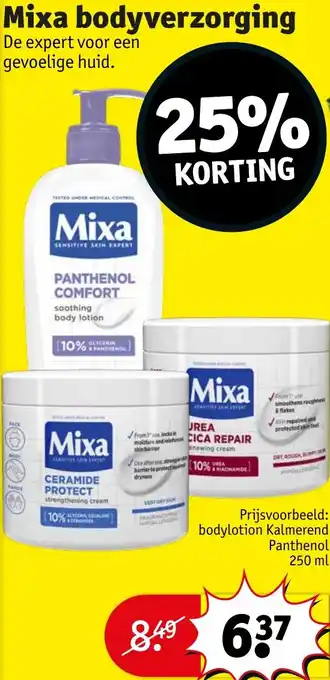 Kruidvat Mixa bodyverzorging aanbieding