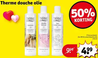 Kruidvat Therme douche olie aanbieding