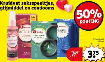 Kruidvat Kruidvat seksspeeltjes, glijmiddel en condooms aanbieding