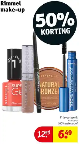 Kruidvat Rimmel make-up aanbieding