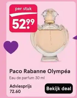 Etos Paco Rabanne Olympéa Eau de parfum 30 ml aanbieding