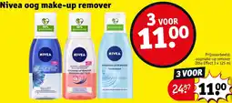 Kruidvat Nivea oog make-up remover aanbieding