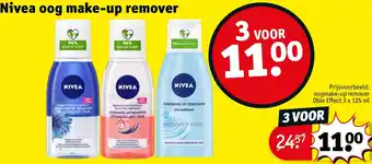 Kruidvat Nivea oog make-up remover aanbieding