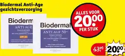 Kruidvat Biodermal Anti-Age gezichtsverzorging aanbieding