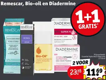 Kruidvat Remescar, Bio-oil en Diadermine aanbieding