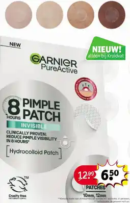 Kruidvat Garnier pureactive pimple patch aanbieding