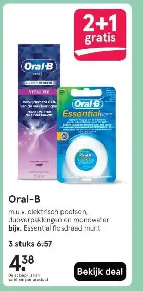 Etos Oral-B aanbieding