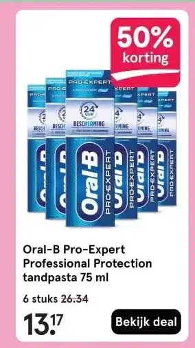 Etos Oral-B Pro-Expert Professional Protection tandpasta 75 ml aanbieding