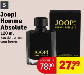 Kruidvat Joop! Homme Absolute aanbieding