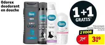 Kruidvat Odorex deodorant en douche aanbieding