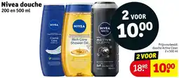 Kruidvat Nivea douche aanbieding