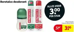 Kruidvat Borotalco deodorant aanbieding