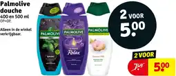 Kruidvat Palmolive douche aanbieding