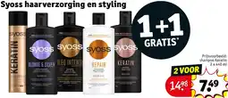 Kruidvat Syoss haarverzorging en styling aanbieding