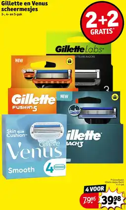 Kruidvat Gillette en Venus scheermesjes aanbieding