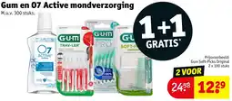 Kruidvat Gum en 07 Active mondverzorging aanbieding