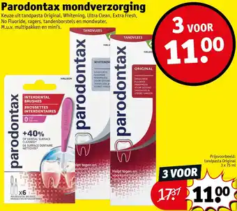 Kruidvat Parodontax mondverzorging aanbieding