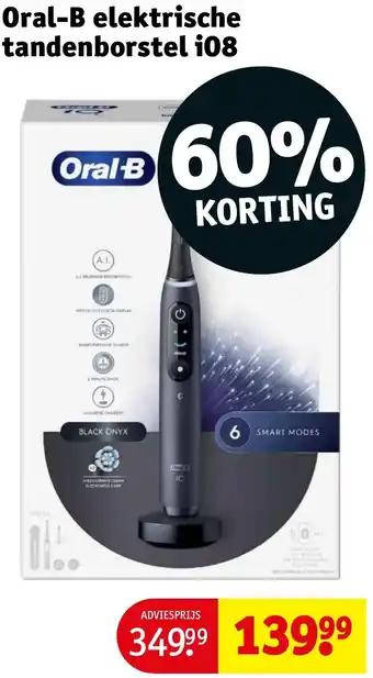 Kruidvat Oral-B elektrische tandenborstel i08 aanbieding