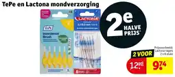 Kruidvat TePe en Lactona mondverzorging aanbieding