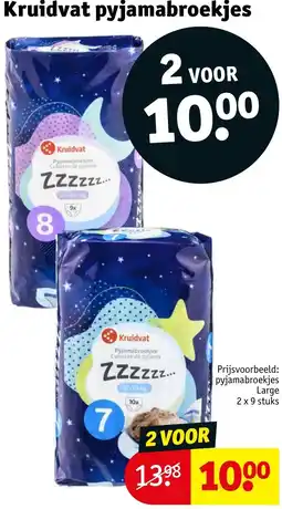 Kruidvat Kruidvat pyjamabroekjes aanbieding